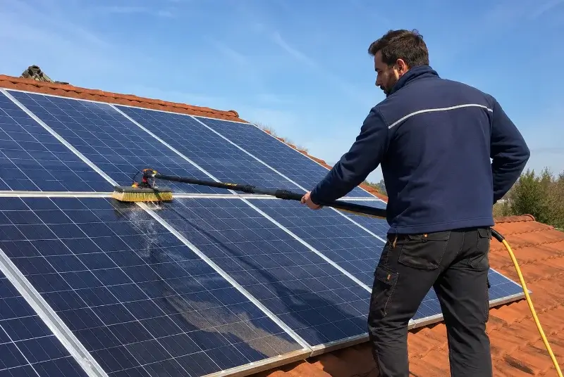 Nettoyage et entretien de panneaux solaires à Saint-Caprais-de-Bordeaux